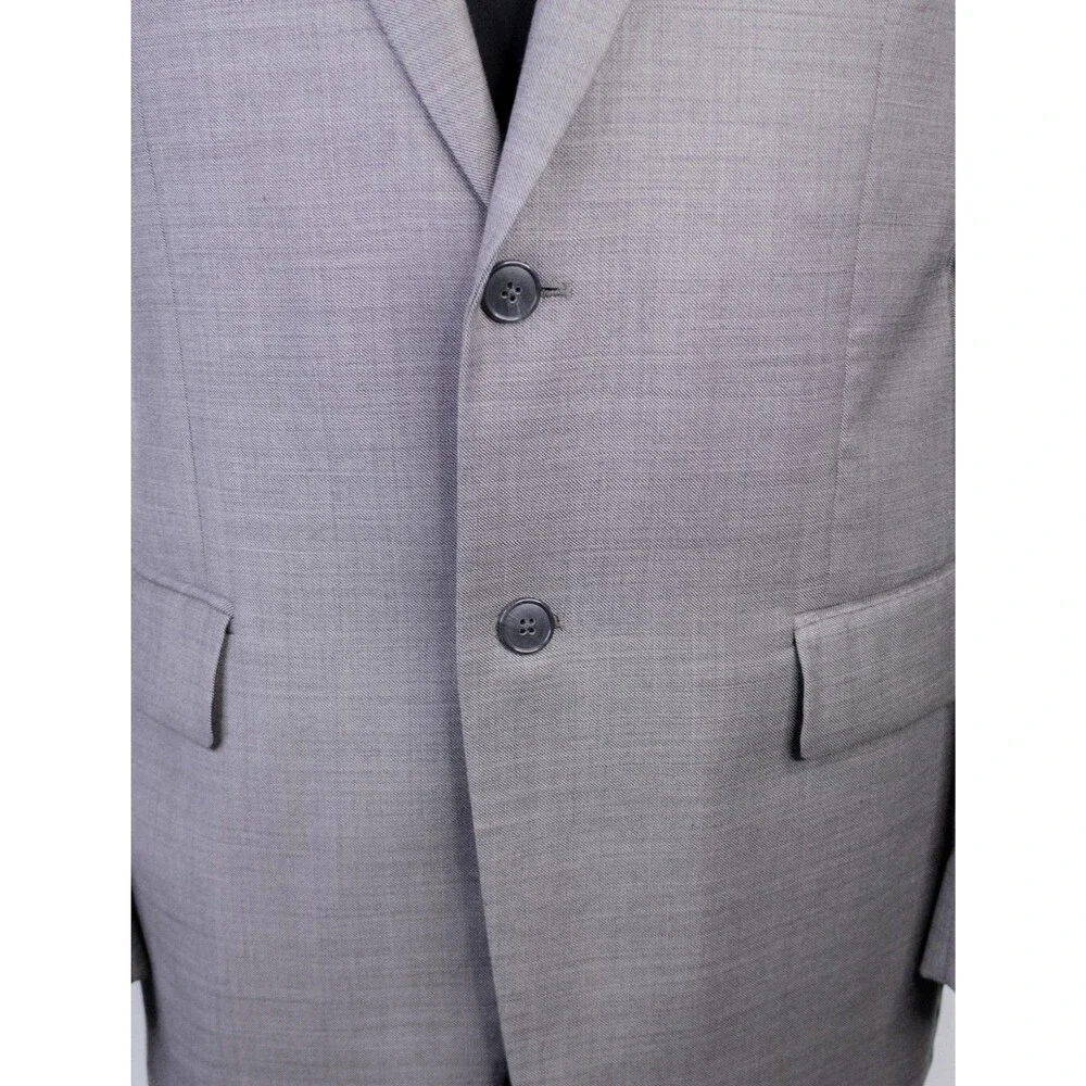 Jos. A. Bank Traveler's Blazer Sport Coat Sz 39R Wool Two Button Gray Jacket
